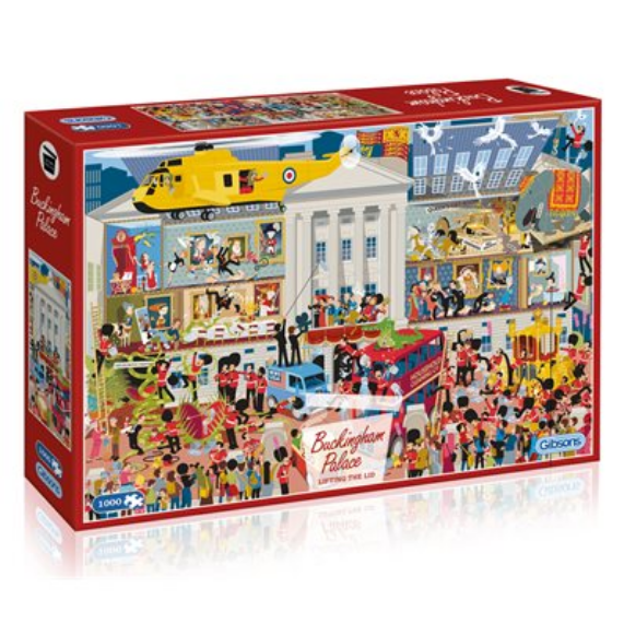 Puzzle - Gibsons - Lifting the Lid: Buckingham Palace (1000 Pieces) on Sale