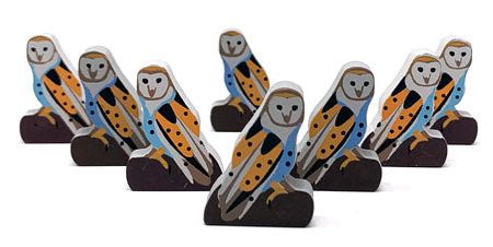 Barn Owl Meeples (8-pc set) Cheap