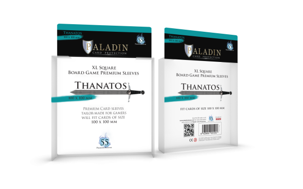 Paladin Card Protection - Thanatos (100 mm x 100 mm, Premium Extra Large Square) Supply