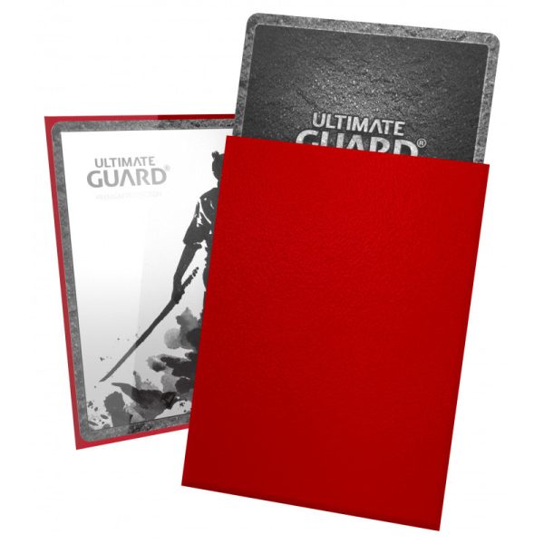 Ultimate Guard: Katana Sleeves - Standard Red (100) Online now