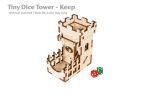 Broken Token - Tiny Dice Tower - The Keep (Tower and Two 10mm D6) on Sale