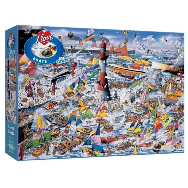 Puzzle - Gibsons - I Love Boats (1000 Pieces) Online now