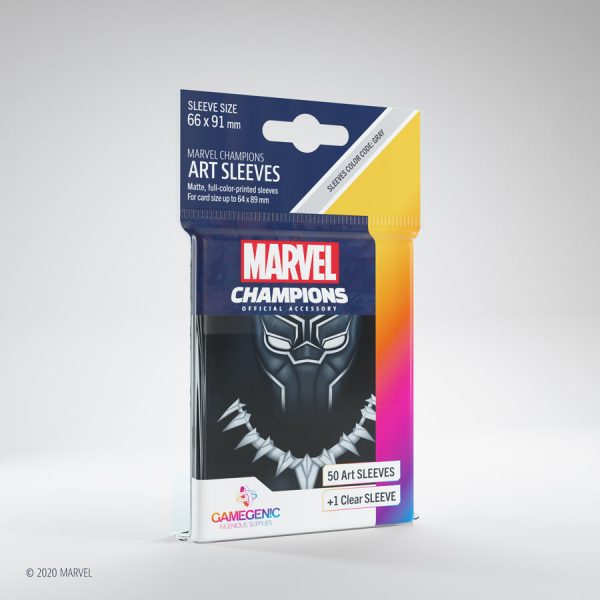 Gamegenic - Marvel Champions Art Sleeves - Black Panther (50ct) Sale