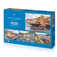 Puzzle - Gibsons - Harbour Holidays (4 Puzzles) (500 Pieces) For Cheap