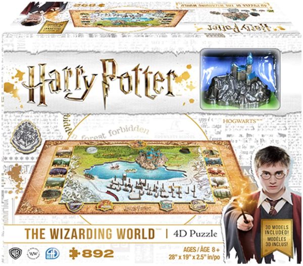 Puzzle - 4D Cityscape - Harry Potter: The Wizarding World (892 Pieces) Online Hot Sale