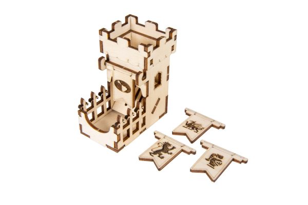 Broken Token - Tiny Dice Tower - The Keep (Tower and Two 10mm D6) on Sale