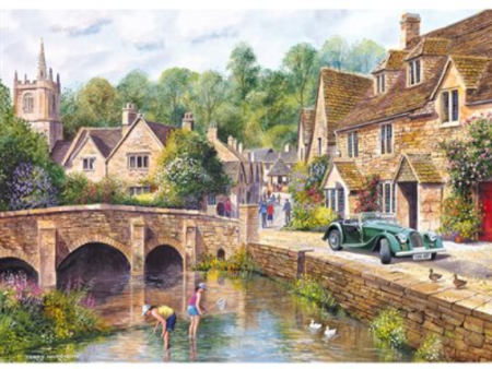 Puzzle - Gibsons - Castle Combe (1000 Pieces) For Cheap