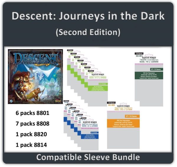 Sleeve Kings - Sleeve Bundle - Descent: Journeys in the Dark (Second Edition) Fashion