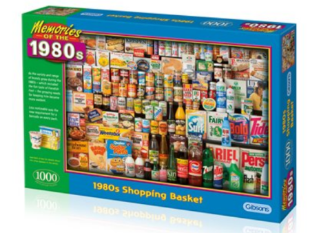 Puzzle - Gibsons - 1980s Shopping Basket (1000 Pieces) Online