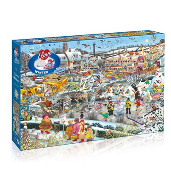 Puzzle - Gibsons - I Love Winter (1000 Pieces) For Cheap