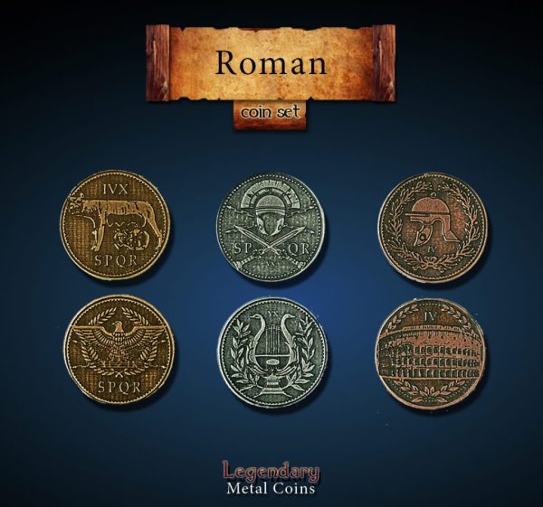 Legendary Metal Coins: Season 2 - Roman Coin Set (24 pcs) Fashion