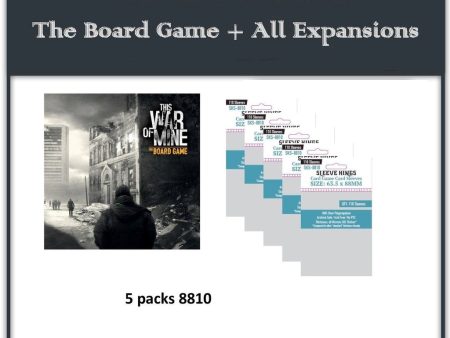 Sleeve Kings - Sleeve Bundle - This War of Mine: The Board Game + All Expansions For Sale