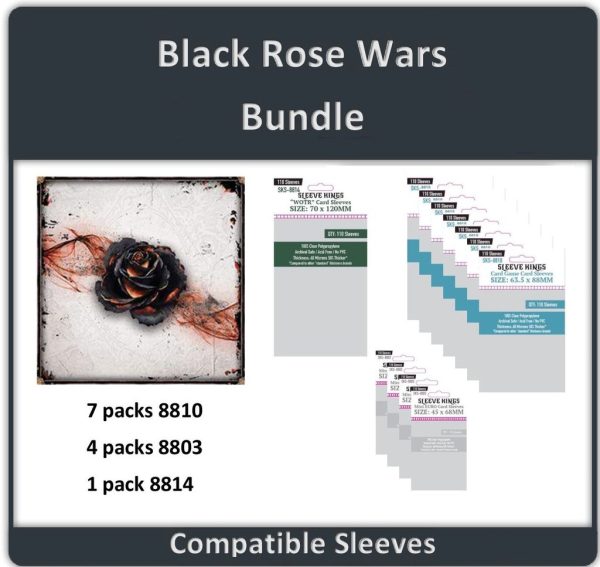 Sleeve Kings - Sleeve Bundle - Black Rose Wars Supply