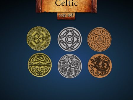 Legendary Metal Coins: Season 5 - Celtic Coin Set (24 pcs) Fashion