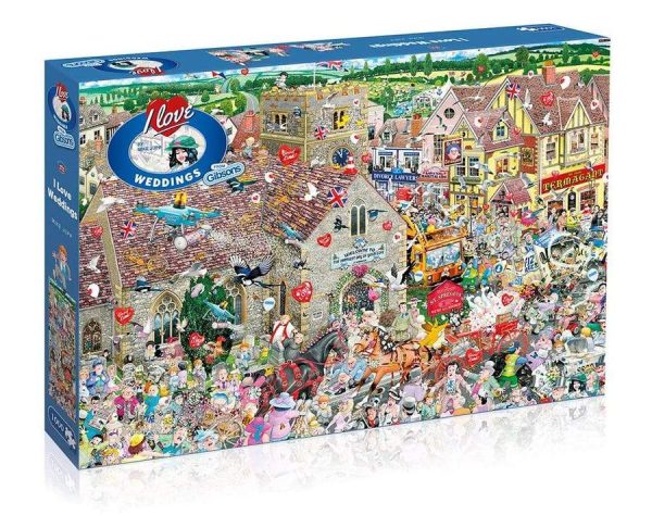 Puzzle - Gibsons - I Love Weddings (1000 Pieces) Hot on Sale