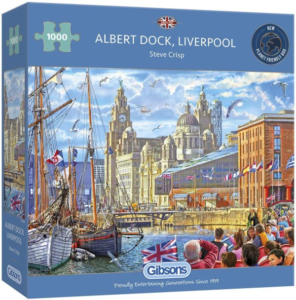 Puzzle - Gibsons - Albert Dock, Liverpool (1000 Pieces) Discount