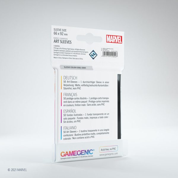 Gamegenic - Marvel Champions Art Sleeves - Quicksilver (50ct) on Sale