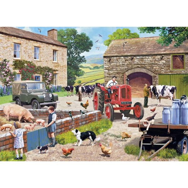 Puzzle - Gibsons - Life on the Farm (1000 Pieces) For Cheap