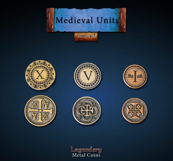 Legendary Metal Coins: Season 3 - Medieval Units Coin Set (30 pcs) Online Hot Sale