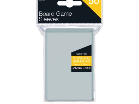 Ultra Pro - Standard American Size Board Game Sleeves (50ct) for 56mm X 87mm Cards Cheap