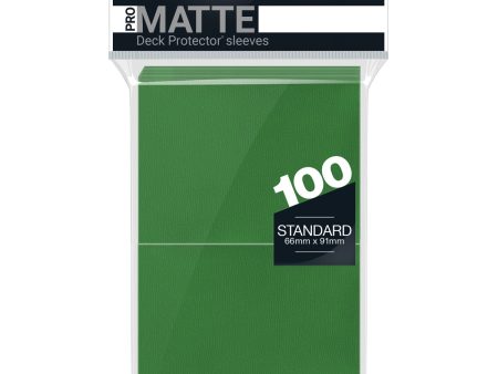 Ultra Pro - PRO-Matte 100ct Standard Deck Protector® sleeves: Green For Cheap