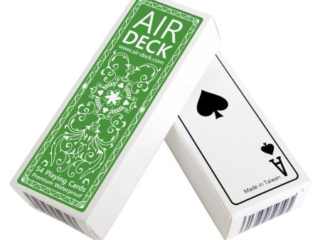 Air Deck Playing Cards - Classic Green Hot on Sale