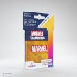 Gamegenic - Marvel Champions Art Sleeves - Marvel Orange (50ct) on Sale