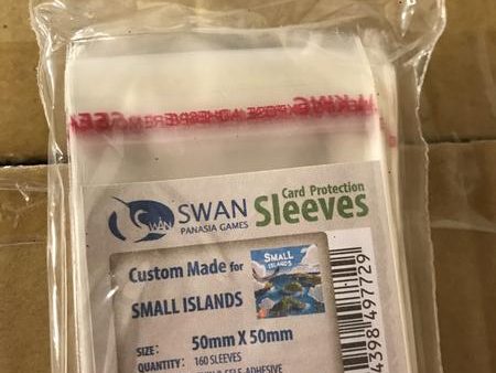 SWAN Sleeves - Card Sleeves (50 x 50 mm) - 160 Pack, Thin & Self-Adhesive Sleeves For Sale