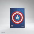 Gamegenic - Marvel Champions Art Sleeves - Captain America (50ct) on Sale