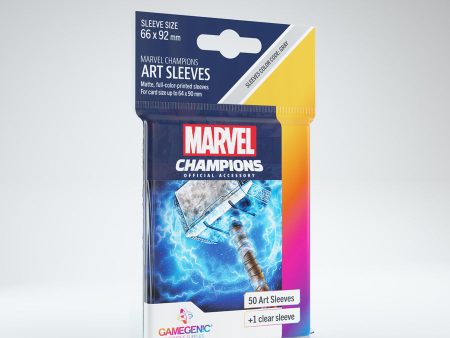 Gamegenic - Marvel Champions Art Sleeves - Thor (50ct) Fashion