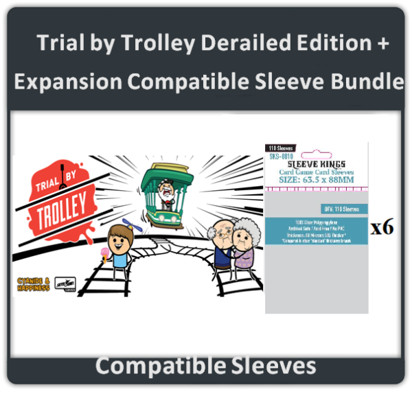 Sleeve Kings - Sleeve Bundle - Trial by Trolley: Derailed Edition + Expansion Online now