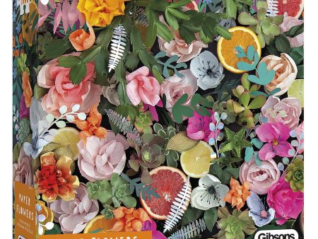 Puzzle - Gibsons - Paper Flowers (1000 Pieces) Discount