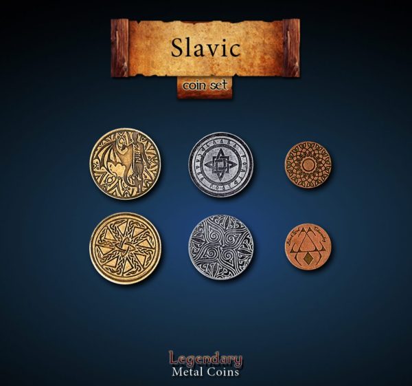 Legendary Metal Coins: Season 4 - Slavic Coin Set (24 pcs) Online Sale