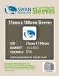 SWAN Sleeves - Card Sleeves (75 x 100 mm) - 150 Pack, Thin Sleeves Hot on Sale