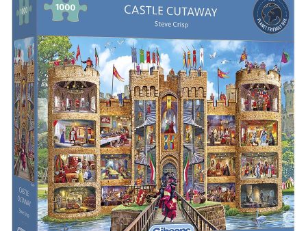 Puzzle - Gibsons - Castle Cutaway (1000 Pieces) Online now