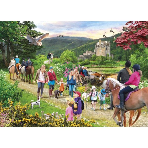 Puzzle - Gibsons - Highland Hike (1000 Pieces) Online now