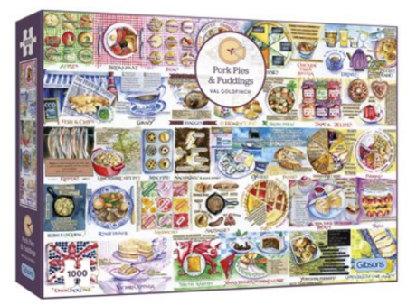 Puzzle - Gibsons - Pork Pies & Puddings (1000 Pieces) For Cheap