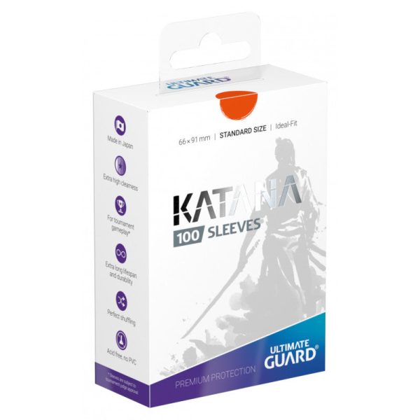 Ultimate Guard: Katana Sleeves - Standard Orange (100) Cheap