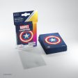 Gamegenic - Marvel Champions Art Sleeves - Captain America (50ct) on Sale