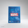 Gamegenic - Marvel Champions Art Sleeves - Marvel Blue (50ct) on Sale