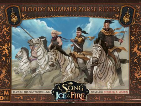 A Song of Ice & Fire: Tabletop Miniatures Game - Bloody Mummer Zorse Riders For Discount