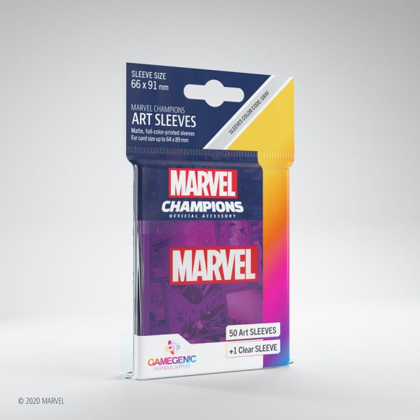 Gamegenic - Marvel Champions Art Sleeves - Marvel Purple (50ct) Sale