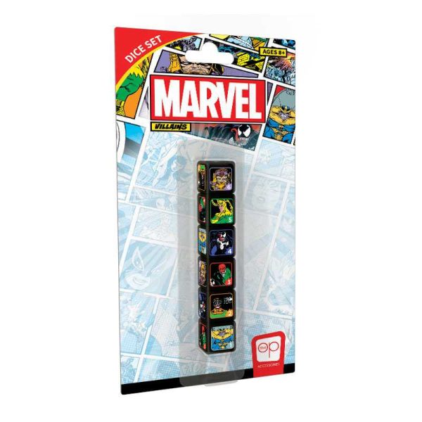 Marvel Villains 6PC Dice Set Hot on Sale