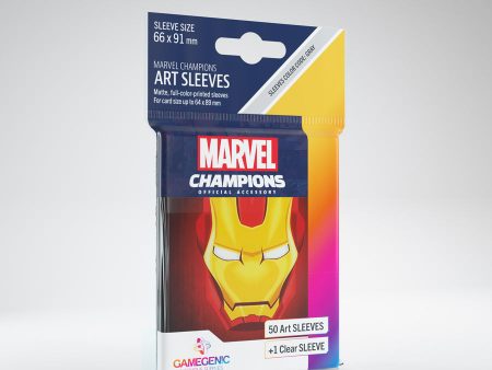 Gamegenic - Marvel Champions Art Sleeves - Iron Man (50ct) Fashion