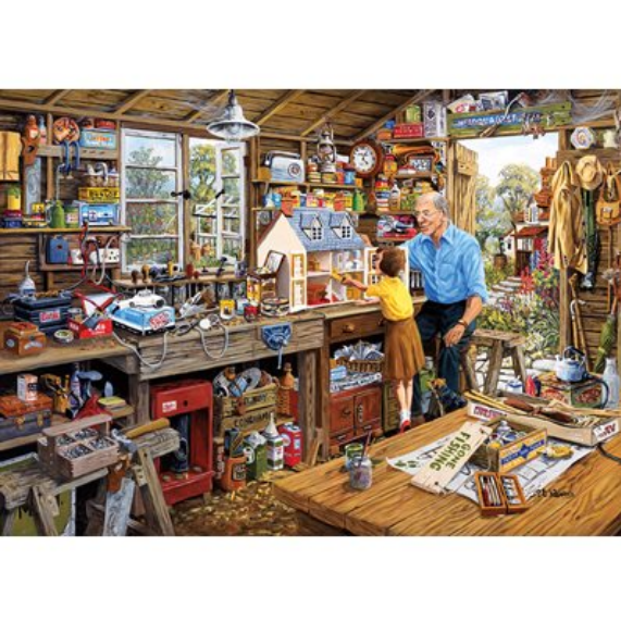 Puzzle - Gibsons - Grandad s Workshop (500XL Pieces) For Cheap