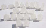 Carcassonne: Meeple - Complete Toy Figure Set (19 Pieces) (Frozen Colorless) Hot on Sale