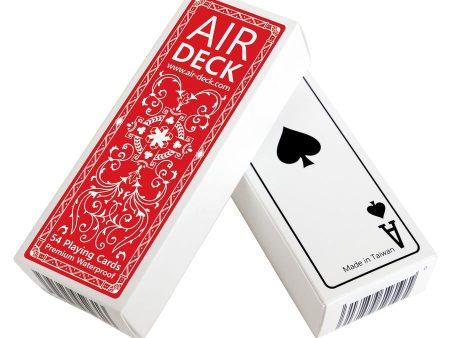 Air Deck Playing Cards - Classic Red Fashion