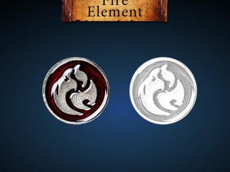 Legendary Metal Coins: Season 5 - Fire Element Set (12 pcs) Fashion