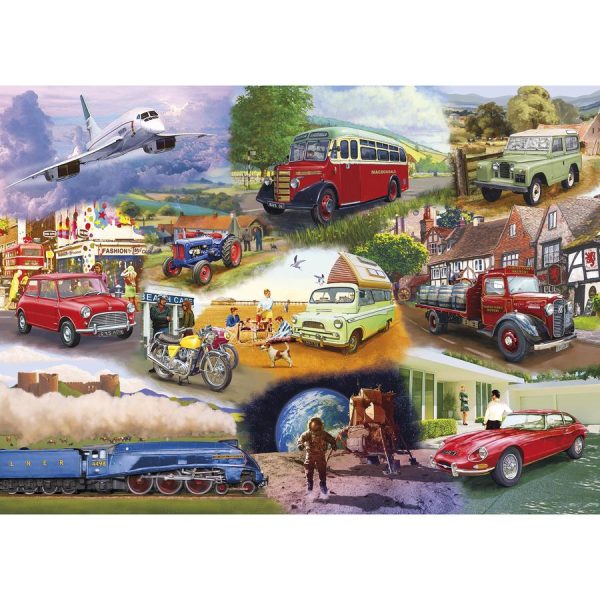 Puzzle - Gibsons - Iconic Engines (1000 Pieces) Hot on Sale