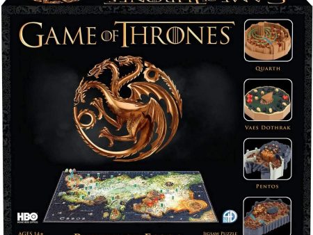 Puzzle - 4D Cityscape - Game of Thrones: Puzzle of Essos (1391 Pieces) Hot on Sale